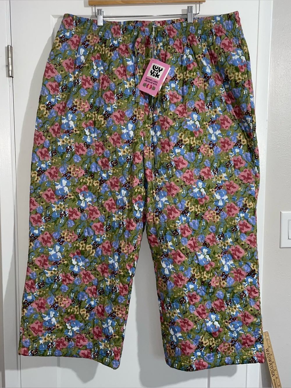 NWT Lucy And Yak Chester Trouser Elsinore Floral Deadstock Cotton 2XL RARE